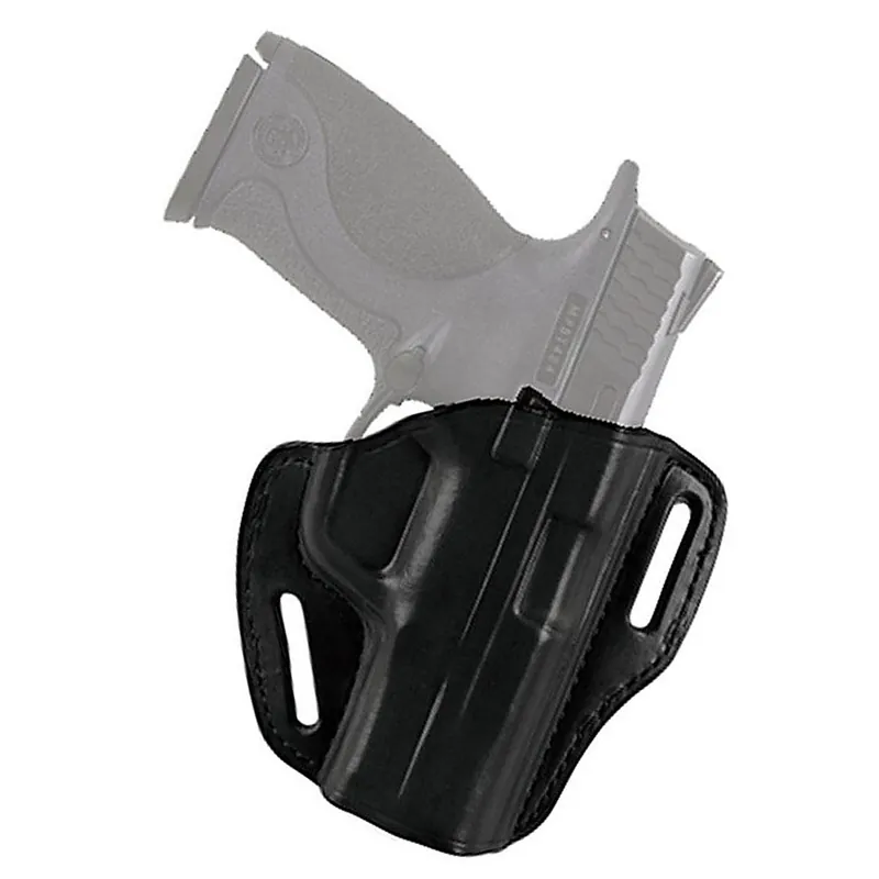 Bianchi 25014 58 P.I. Belt Slide Leather Hip Holster Black RH