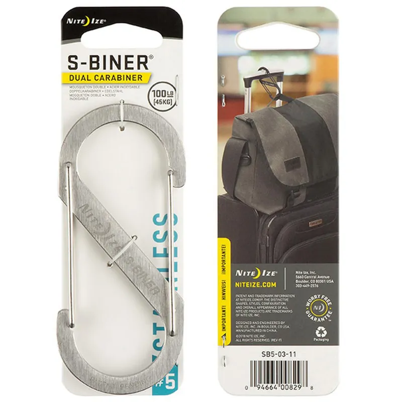 NITE IZE S-Biner Dual Carabiner 5 Stainless