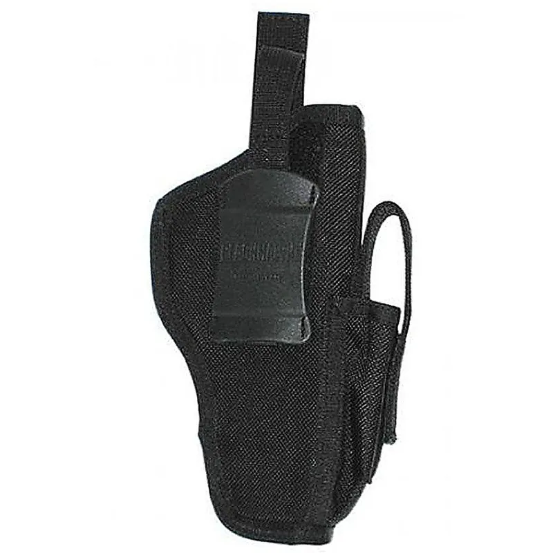 Blackhawk 40AM02BK Hip Holster 3-4‘ Med/Lrg Revolvers Black AMBI