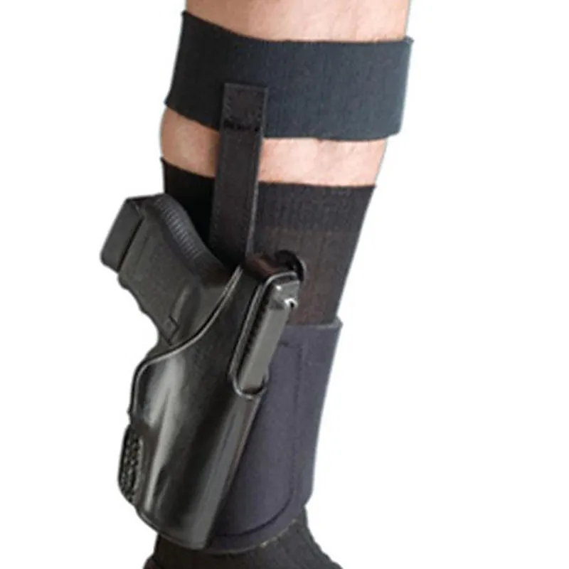 Bianchi 24010 150 Negotiator Leather Ankle Holster Black RH
