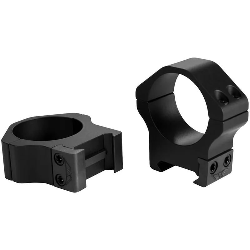 Warne 30mm Maxima Horizontal Permanent-Attachable Weaver-Style Rings Matte High