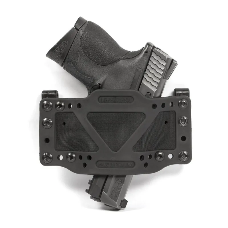 Limbsaver 12501 CrossTech Clip-On Universal Handgun Polymer Black Holster