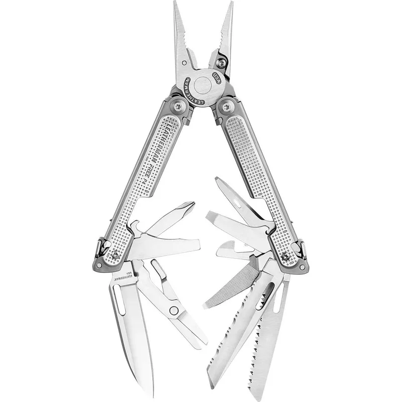 Leatherman Full-Size Multi-Tool 21 Tools SS Gray Nylon Sheath 832640