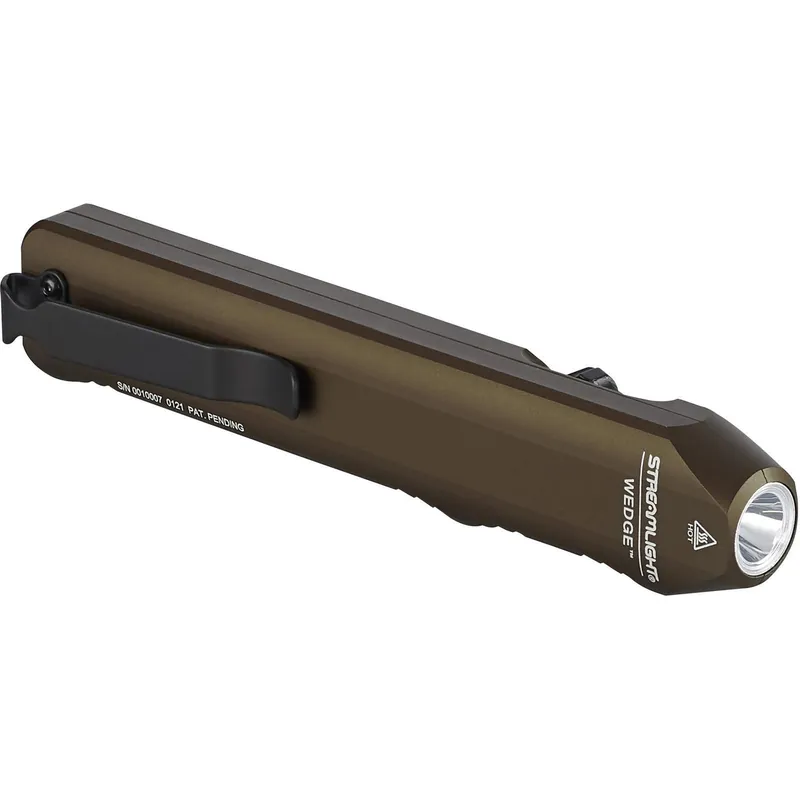 Streamlight Wedge Flashlight LED with Rechargeable Lithium Battery Aluminum Coyote
