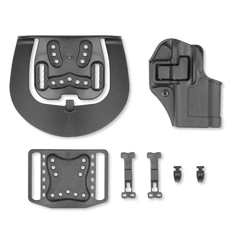 Blackhawk 410568BK-R Serpa CQC Holster w/ Paddle Matte Glock 43 Black RH