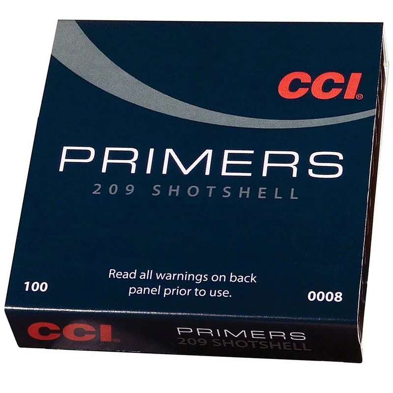 CCI 0008 209 SHOTSHELL PRIMER 100 PACK