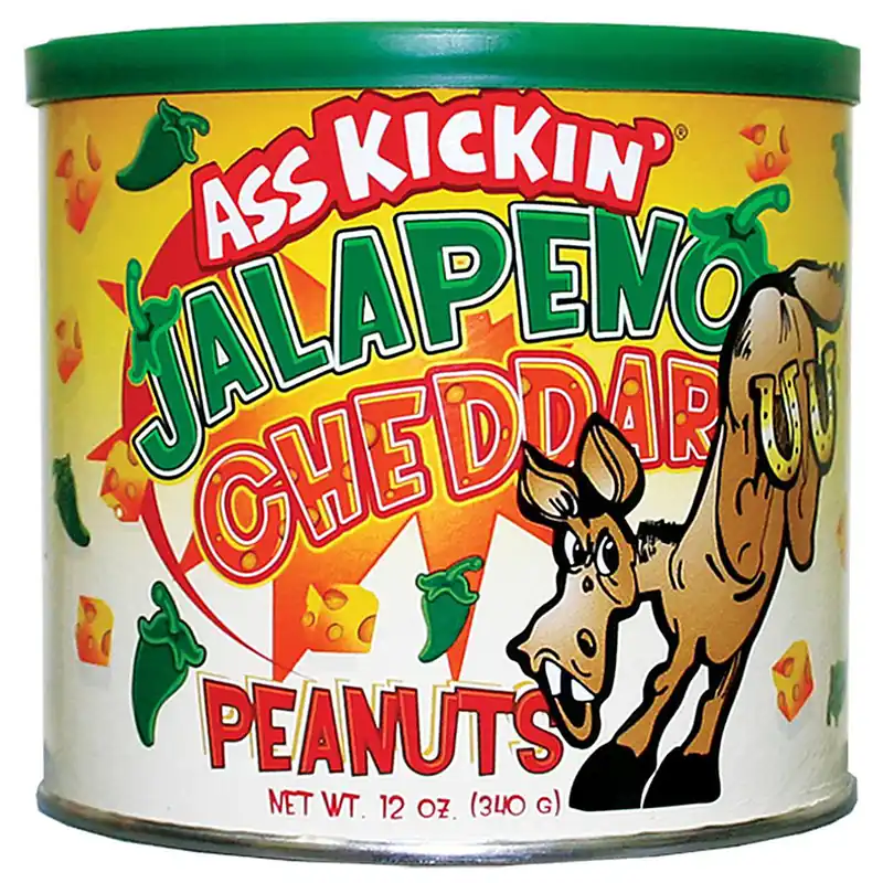 Ass Kickin‘ Jalapeno Cheddar Peanuts
