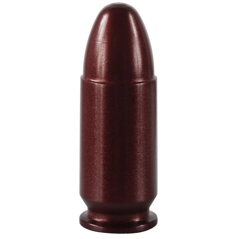 A-ZOOM Action Proving Dummy Round, Snap Cap 9mm Luger Aluminum Pack of 5
