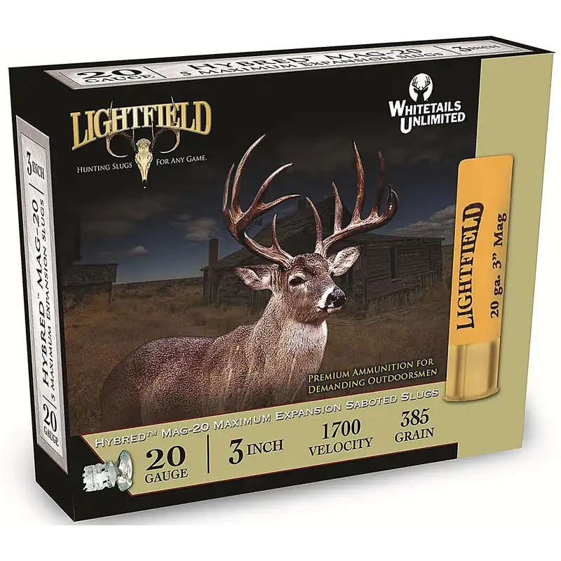 Lightfield Magnum Hybred EXP LF3-M20 20 GA 3" 7/8 oz Sabot Slug 5 Rounds
