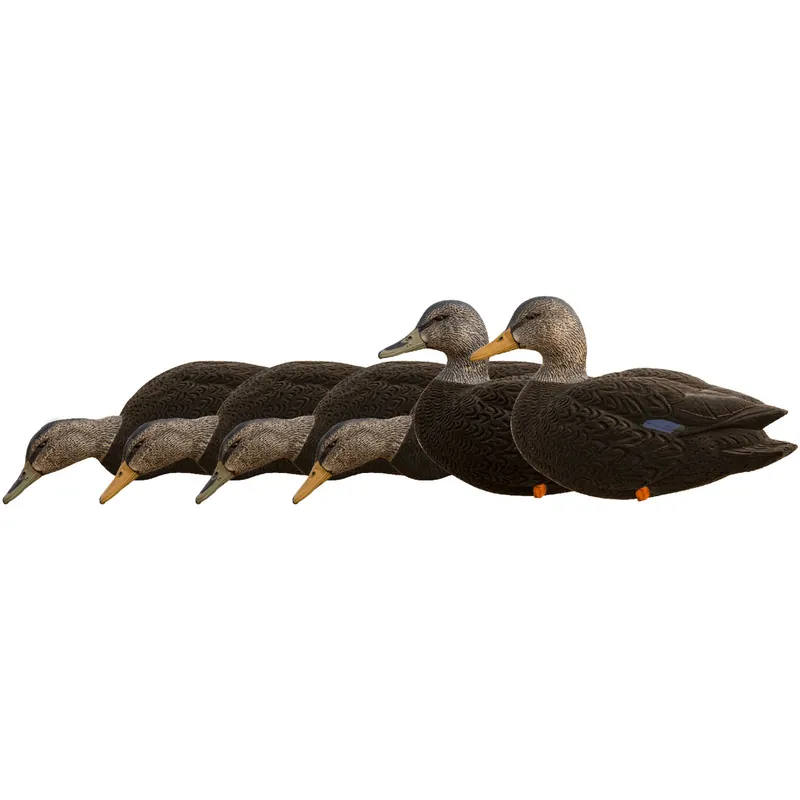 AVIAN-X AVX8077 AXF FULL BODY BLACK DUCKS FUSION 6 PACK
