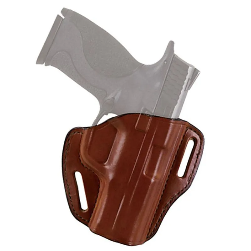 Bianchi 24992 58 P.I. Belt Slide Leather Hip Holster Tan RH