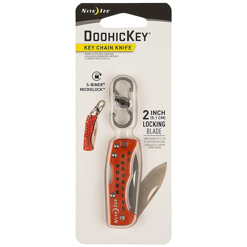 Doohickey - Key Chain Knife - Orange