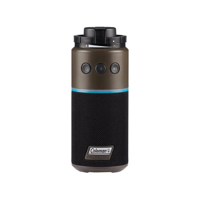 Coleman ONESOURCE Portable Wireless Speaker with Rechargeable Li-Ion Battery Black
