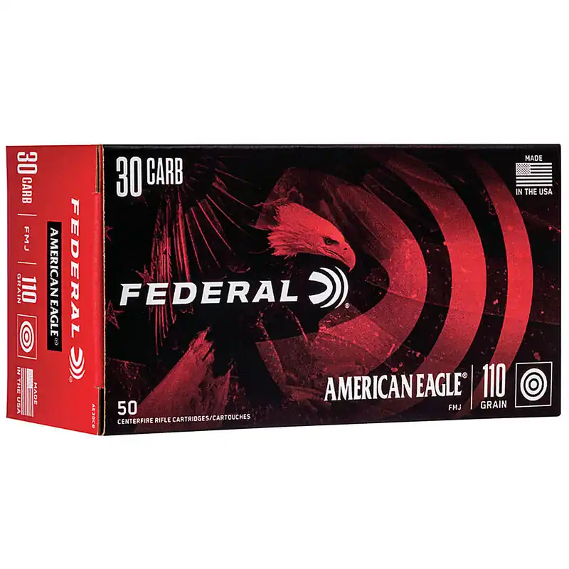 American Eagle .30 Carbine 110 GR FMJ Bullet 50 Rounds