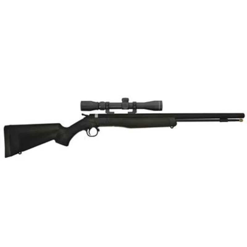 CVA Wolf 209 Muzzleloader .50 Caliber 24 Inch Blued Barrel Ambidextrous Composite Stock Black Finish With 3-9x32mm Scope