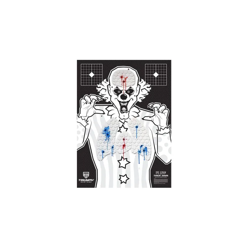 Triumph Systems Threat Down Bleeding Evil Clown Target