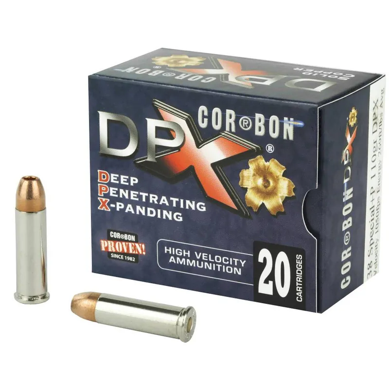 Cor-Bon .38 SPL +P 110GR DPX HP 20 Rounds