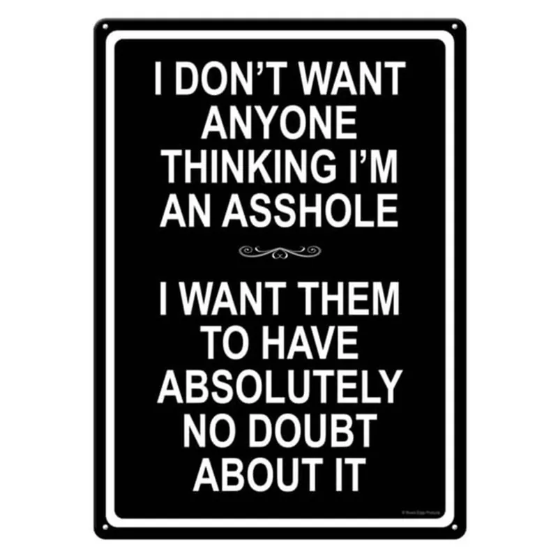 River‘s Edge 12in x 17in Tin Sign - AHole Tin 1482