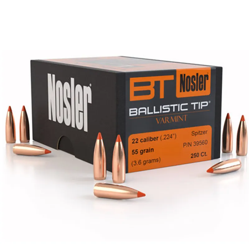 NOSLER 24055 6MM 55GR BALLISTIC TIP 100 CT.
