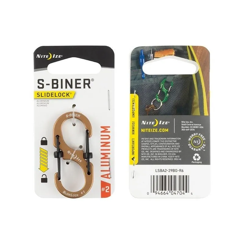 Nite Ize S-Biner Slidelock Aluminum Bronze