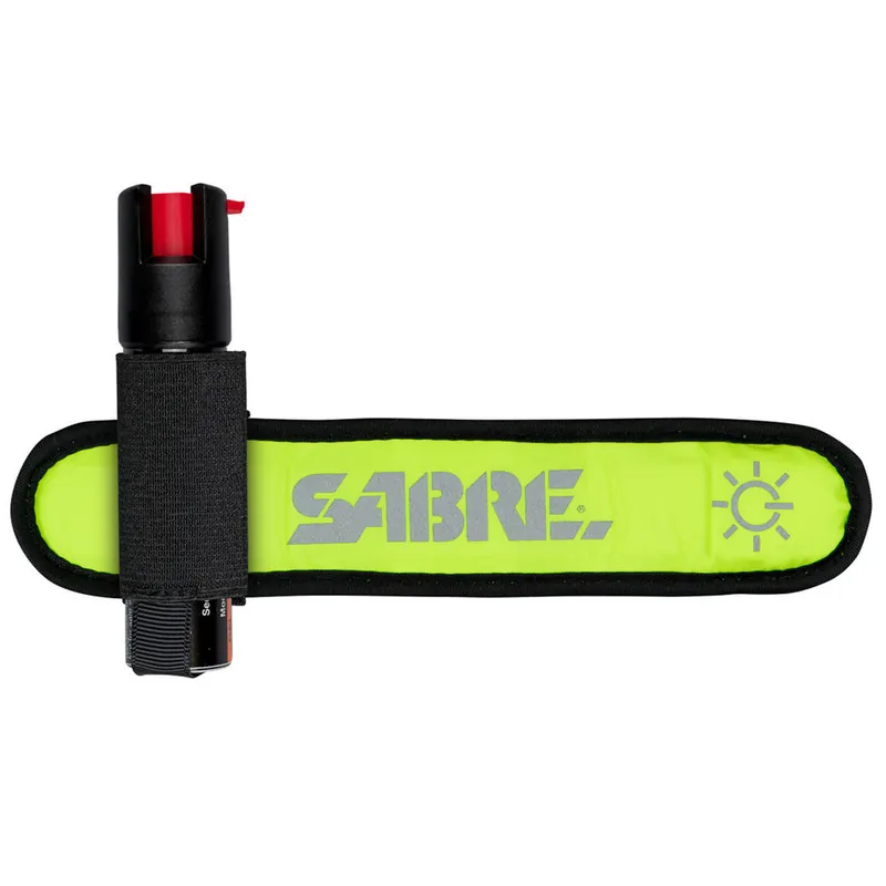 Sabre 2-In-1 Pepper Gel With Led Armband Runner Series