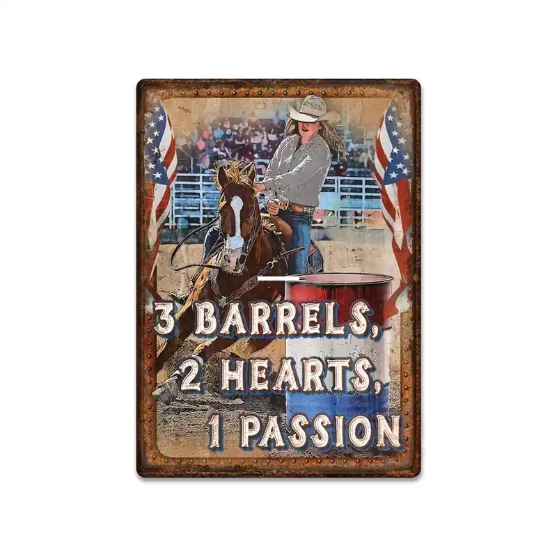 Rivers Edge 2670 Tin Sign 12in x - 17in - Barrels Passion - 2670