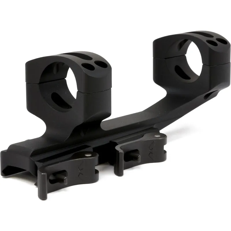 Warne QD 1 Piece 34mm Rings QD XSKEL Cantilever Mount Matte