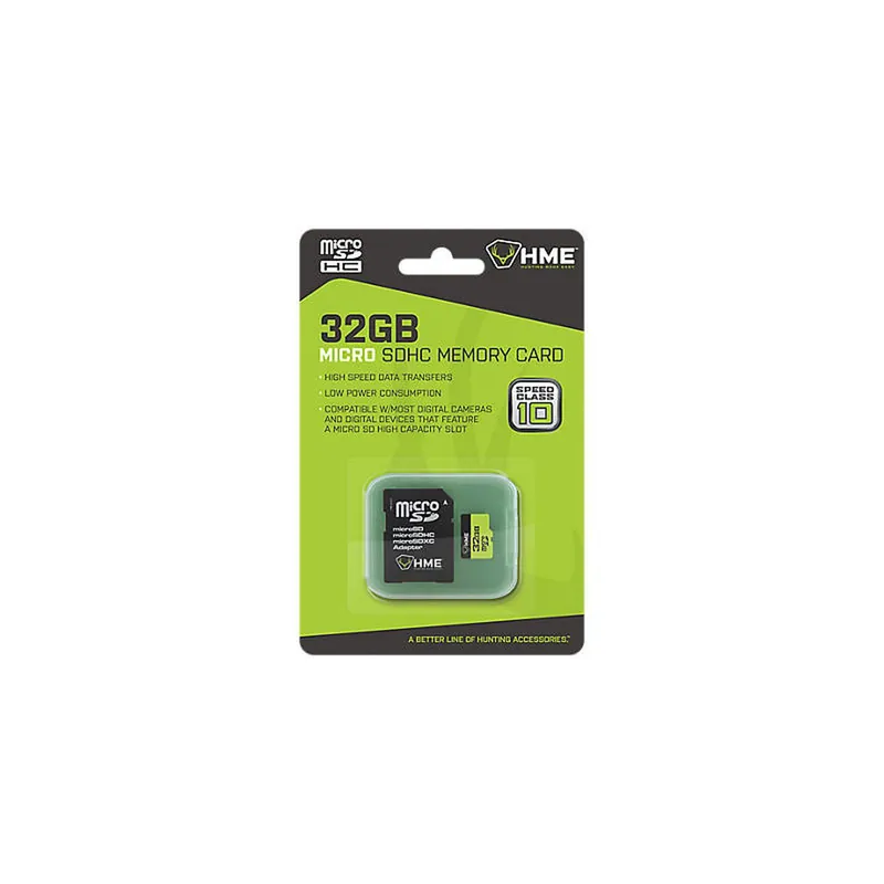 Hunting Made Easy 32GB Micro SD Card, Class 10, SD Card Adapter