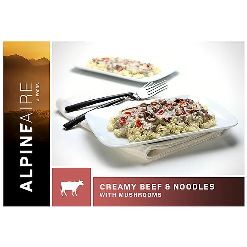 Alpineaire Foods Creamy Beef & Noodles w/Mushrooms