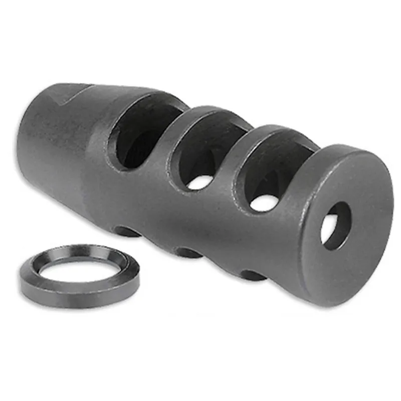 Midwest Industries Muzzle Brake 5.56mm 1/2"-28 Thread Steel Black