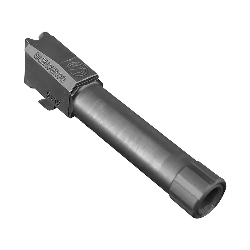 SilencerCo Barrel Glock 19 9mm 4.5" SS 1/2"- 28 Threaded Muzzle
