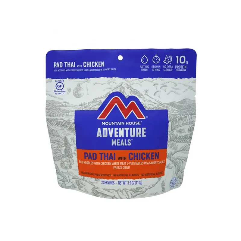 Mountain House Pad Thai With Chicken Rice and Vegetables Freeze Dried Food 3.9 oz