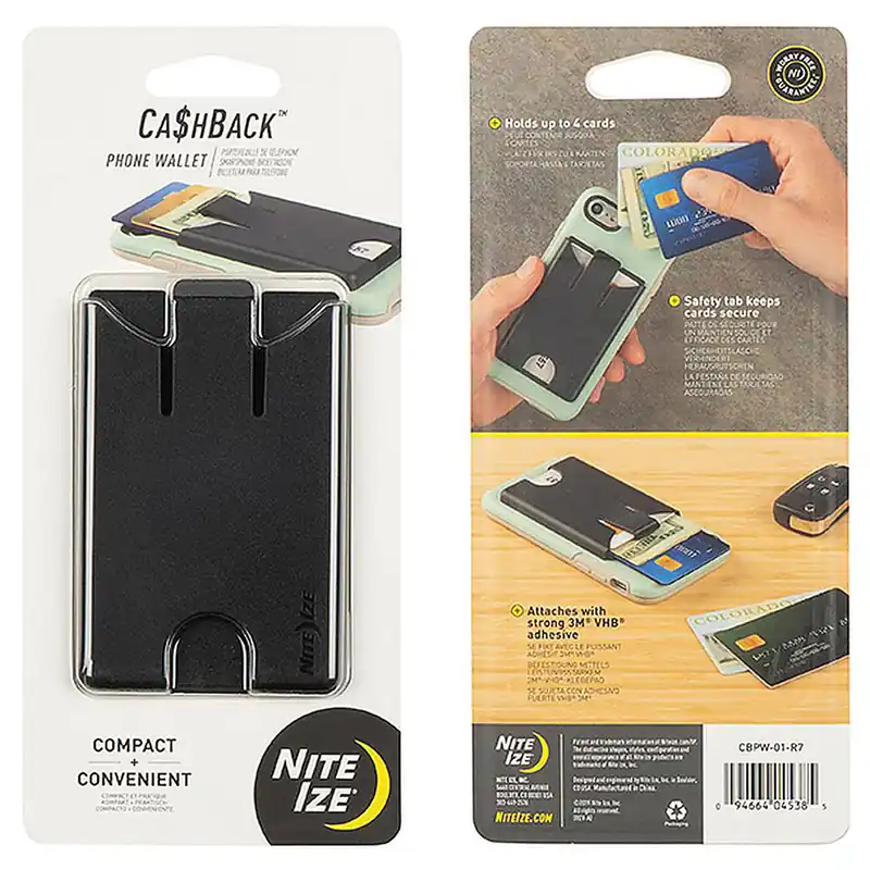 NITE IZE Cashback Phone Wallet Black