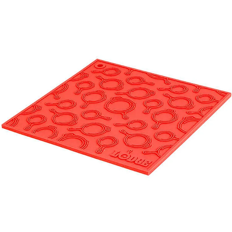 Lodge Silicone Trivet, Red