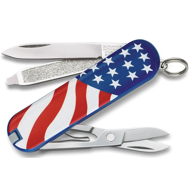 Victorinox Swiss Army Classic SD Folding Pocket Knife 7 Function SS Blade