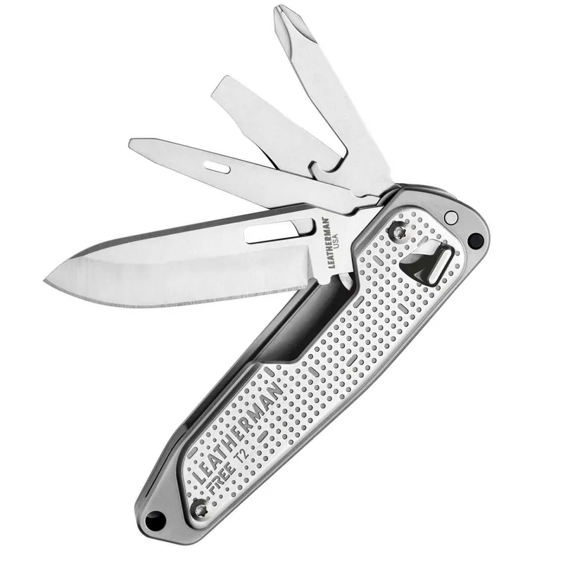 Leatherman Pocket Size Multi-Purpose Knife 2.2" 8 Tools 832680
