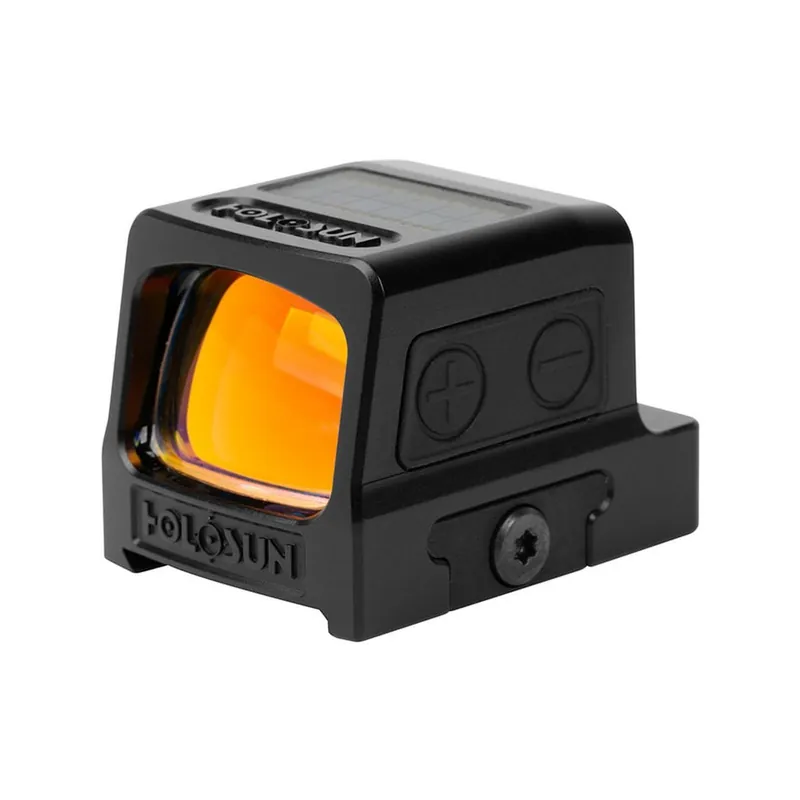 Holosun HE509T Elite Reflex Sight 1x Selectable Red Reticle Solar/Battery Powered Titanium Matte