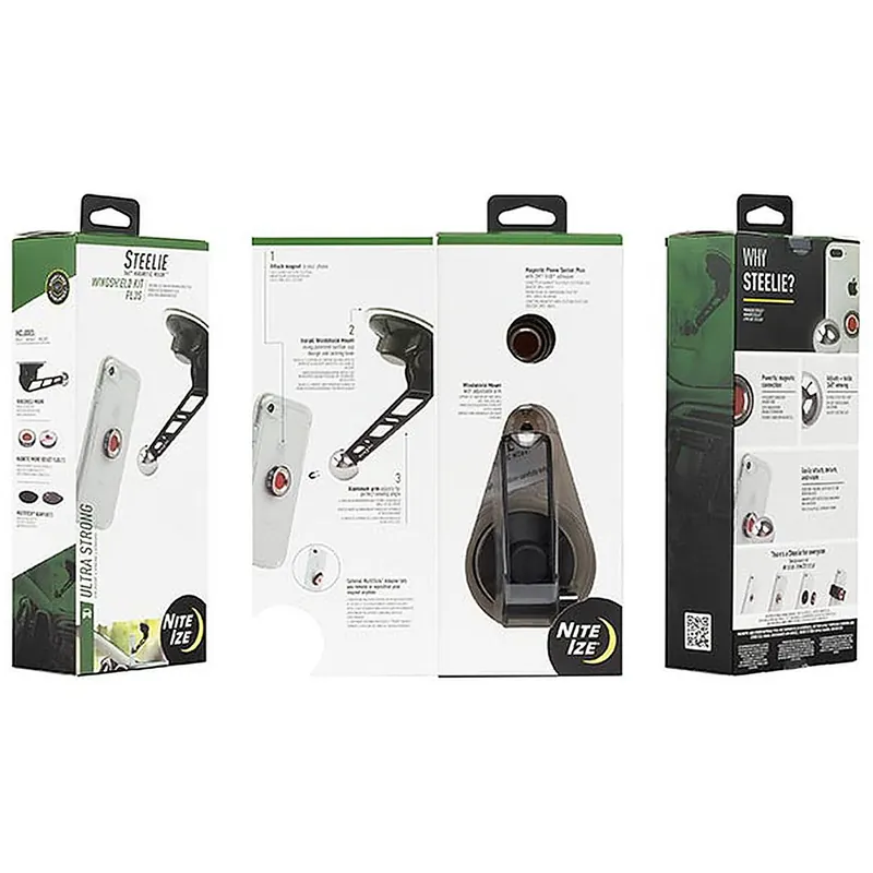NITE IZE Steelie Windshield Kit Plus