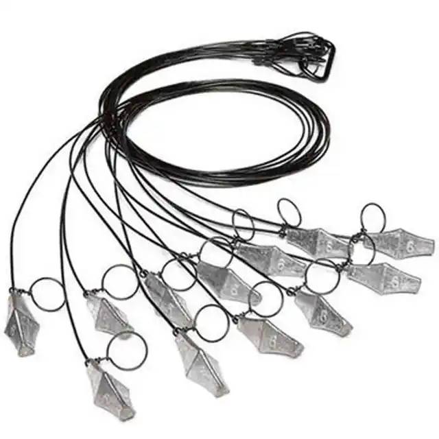 RIG‘EM RIGHT 001-66-TXC 66" 6 OZ XTREME COATED CABLE DECOY ANCHORS 12 PACK
