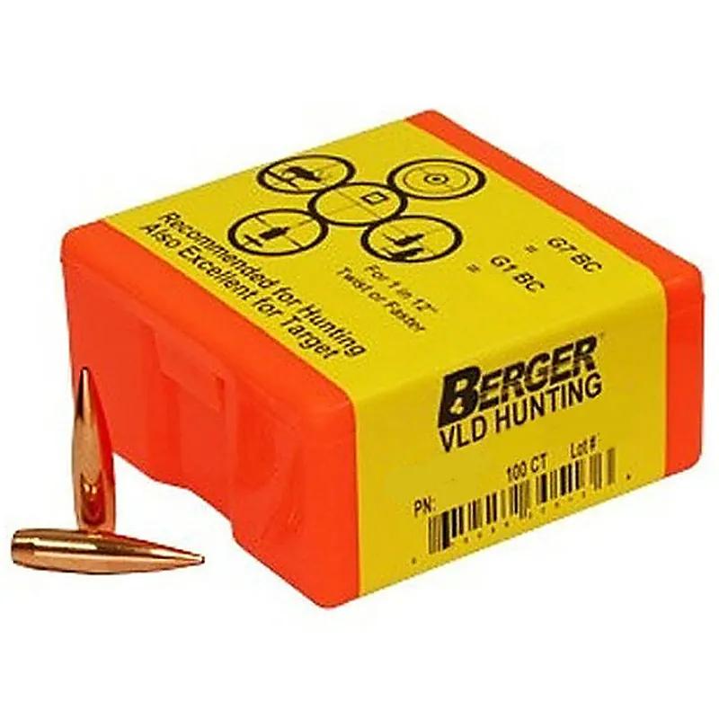 BERGER 26401 6.5MM 140GR VLD TARGET 100 CT.