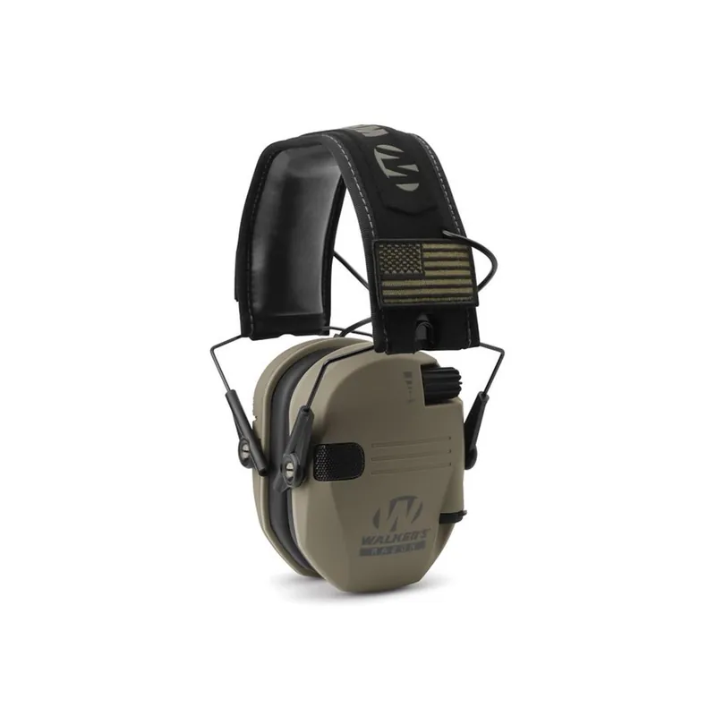 Walker‘s Razor Slim Patriot Electronic Earmuffs (NRR 23dB) Flat Dark Earth