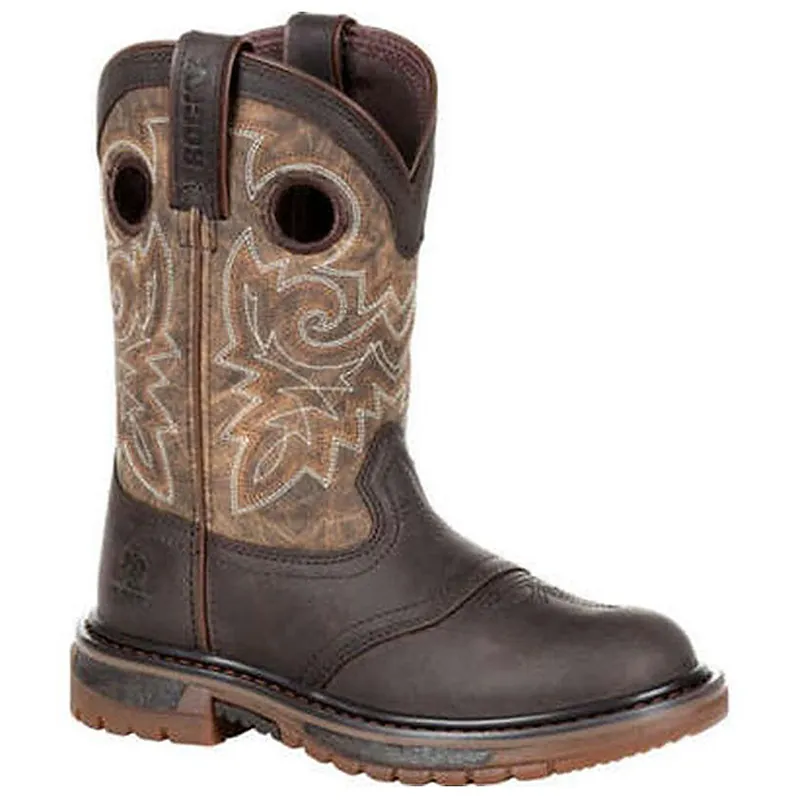 Rocky Rkw0301Y Big Kid‘s Original Ride Flx Western Boots