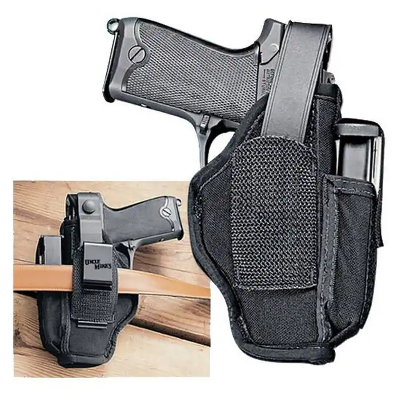 Uncle Mike‘s Side Kick Belt Holster Ambidextrous Taurus Judge 3" Barrel, S&W Governor Nylon Black MO70450