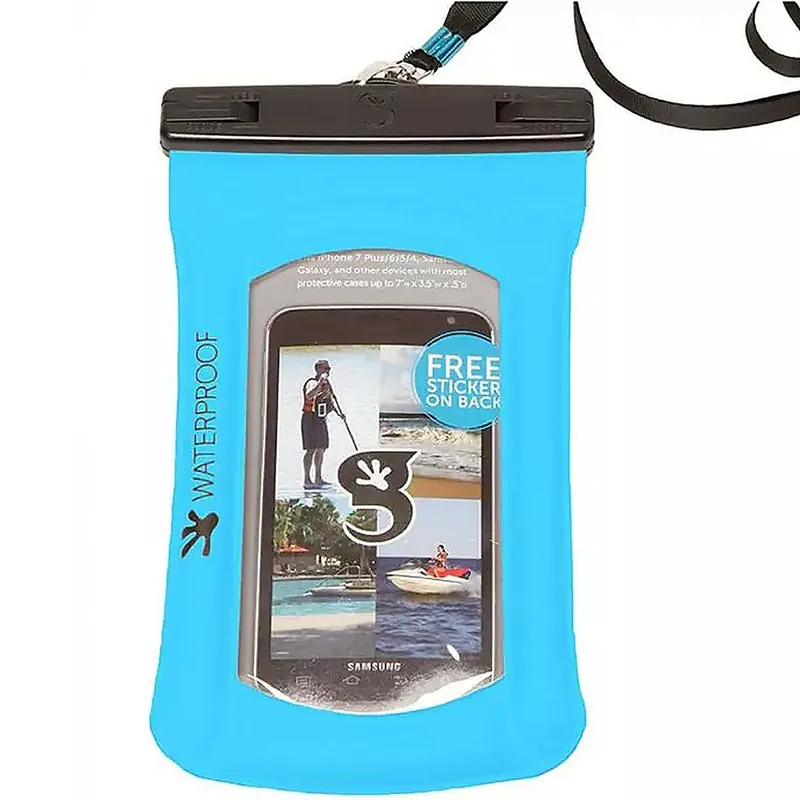 Geckobrands Waterproof Float Phone Dry Bag Xl