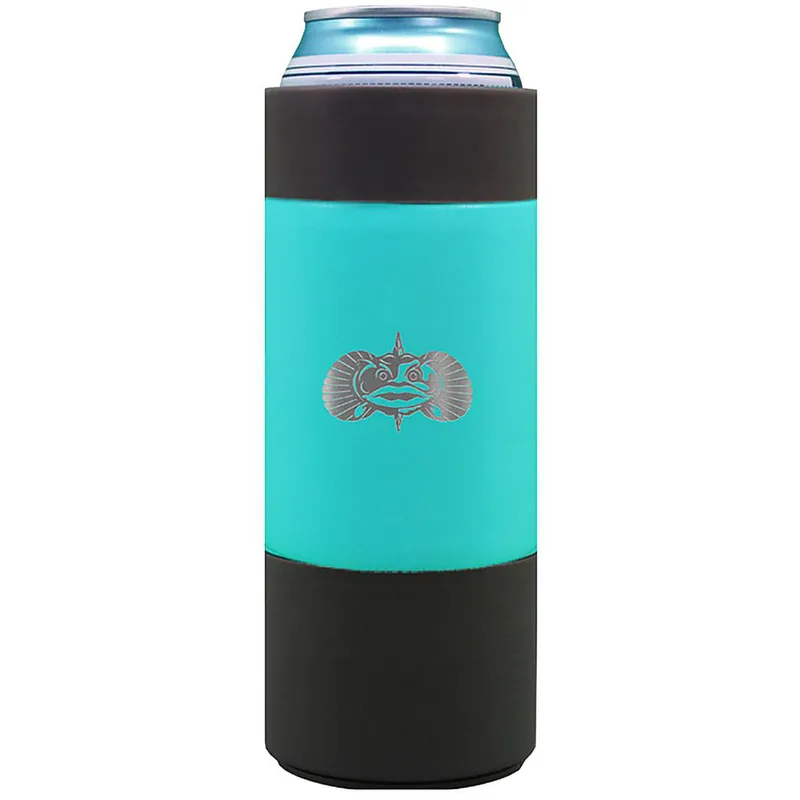 Toadfish Non Flip Slim Can Cooler Teal