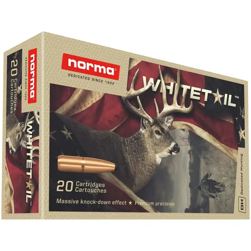 Norma Whitetail .270 Winchester Brass Cased 130GR 20 Rounds