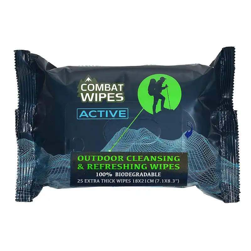 Combat Wipes ACTIVE Outdoor Wet Wipes