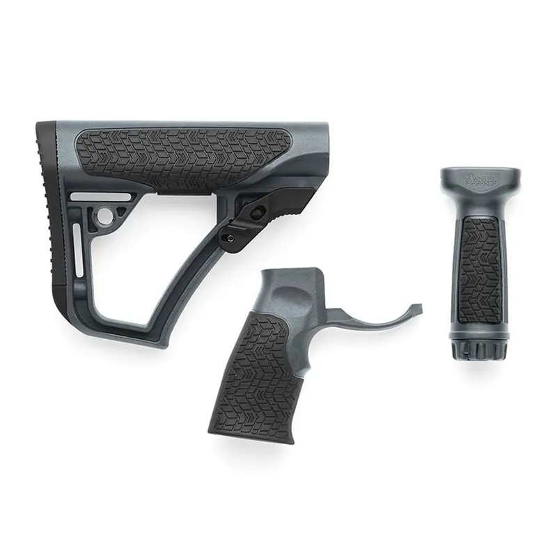Daniel Defense Collapsible Stock, Pistol Grip, Vertical Foregrip Combo