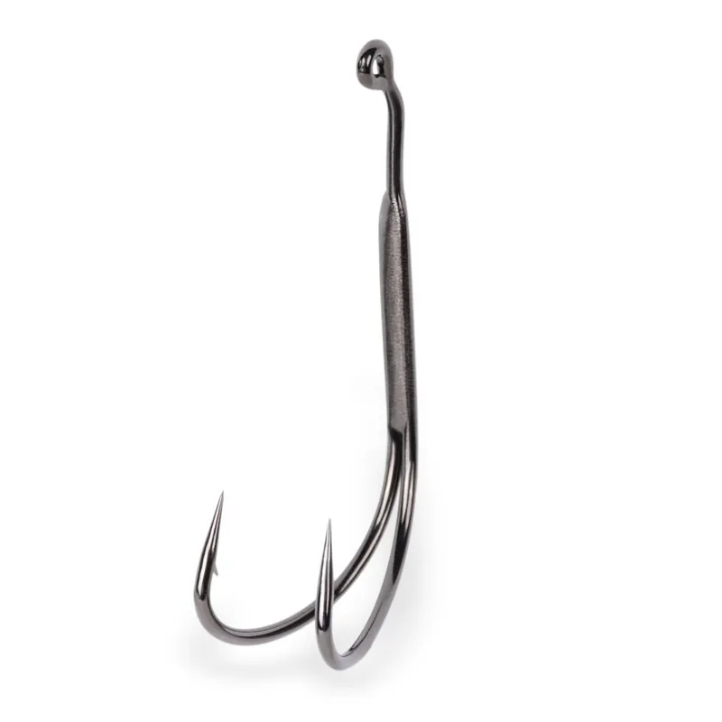 Mustad Plastic Frog 1X Double Hook w/ Spring Baitkeeper