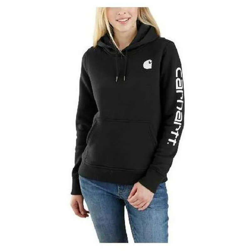 Carhartt Women‘s Clarksburg Sleeve Logo Hooded Sweatshirts 102791